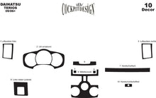 Dashboard Trim Covers for Daihatsu Terios 2006-2017 - image 2