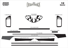 Dashboard Trim Covers for Nissan Primera P12 2002-2007 - image 2