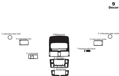 Dashboard Trim Small for Toyota Avensis 2003-2009 - image 4