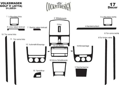 Panel overlay for Volkswagen Golf 5 - image 16
