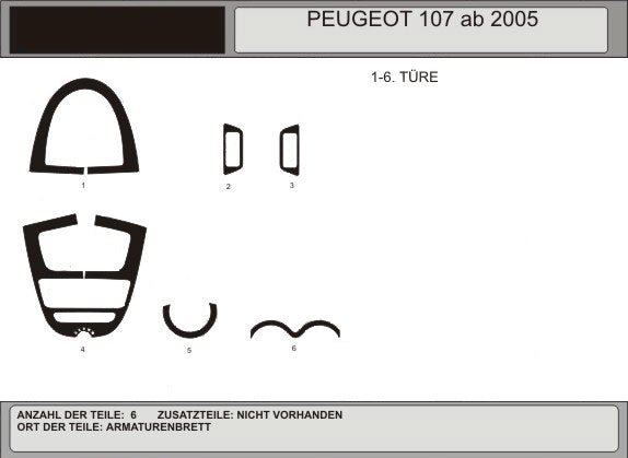 Interior Tuning for Peugeot 107 2005-2014 - image 1