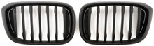 Kidney Grilles 1 Bar (2018-2021, Matte Black) for BMW X3 G01 2018- - image 2