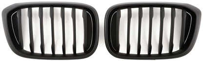 Kidney Grilles 1 Bar (2018-2021, Matte Black) for BMW X3 G01 2018- - image 2