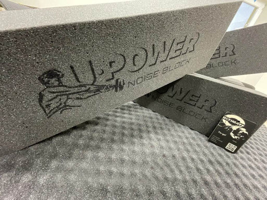 U-POWER NOISE BLOCK Acoustic BRICK block made of acoustic polyurethane foam 500 x 100 x 150 mm - Reelken Auto