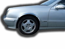 Fender flares (4 pcs, stainless steel) for Mercedes CLK W208 1997-2002 - image 1