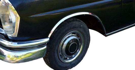 Stainless Steel Fender Trim (4 pcs) for Mercedes W108 1965-1972 - image 1