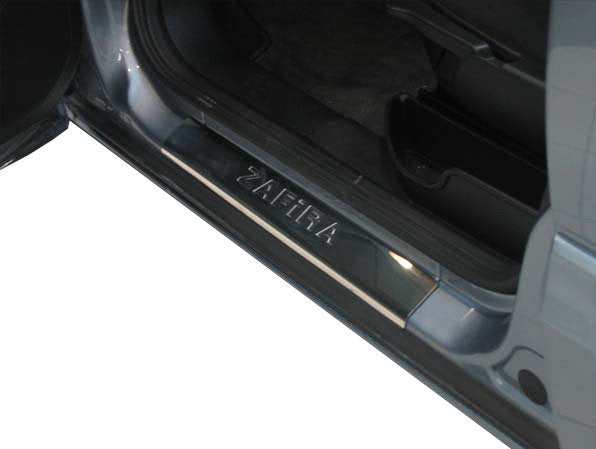 Door Sill Protectors OmsaLine (4 pcs, stainless steel) for Opel Zafira B 2005-2011 - image 2