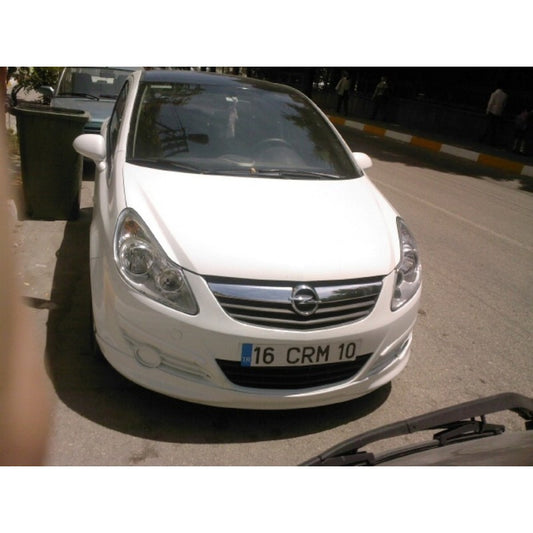 Front lower lip spoiler (primed) for Opel Corsa D 2007-2014 - image 2