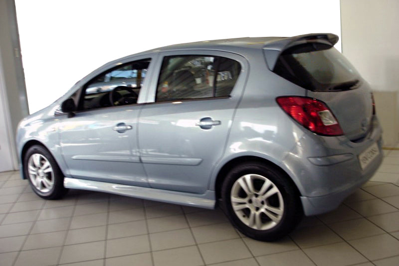 Side skirts (primed for painting) for Opel Corsa D 2007-2014 - image 1