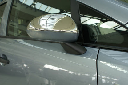 Mirror Covers (2 pcs, Stainless Steel) for Opel Corsa D 2007-2014 - image 4