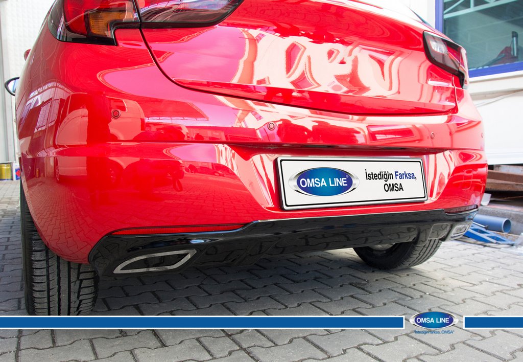 Rear lower trim HB (primed for painting) for Opel Astra K 2016-2021 - image 2