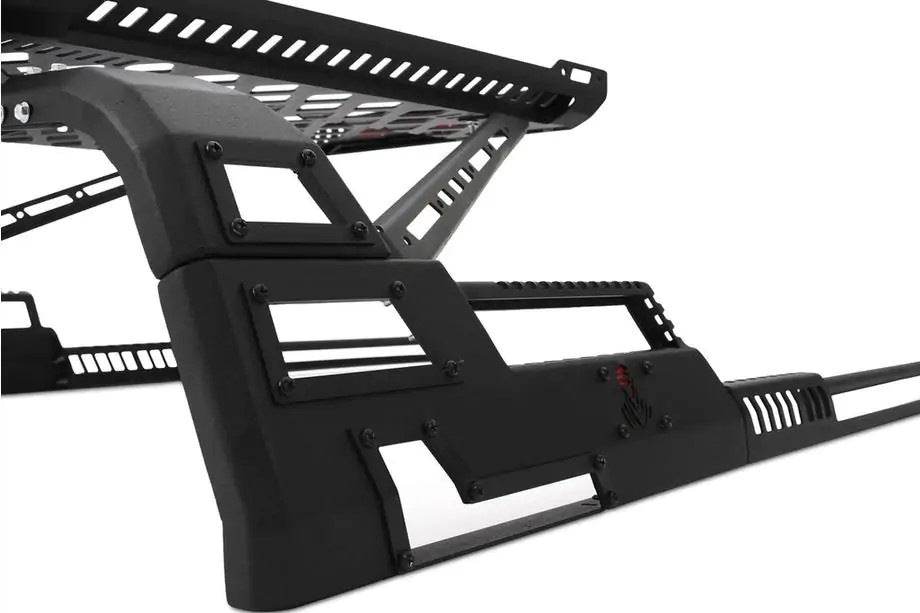 Roll bar with a Dakar basket (for blinds) for Toyota Tundra 2007-2021 - Reelken Auto