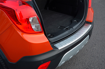 Rear Bumper Protector OmsaLine Stainless Steel for Chevrolet Trax 2012-2023 - image 6