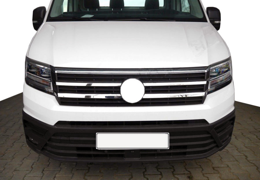 Grille Covers (4 pcs, Stainless Steel) for Volkswagen Crafter 2016- - image 2