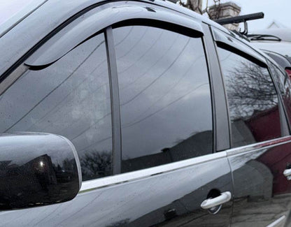 The edging of the glass (4 pieces, stainless.) for Renault Scenic/Grand 2003-2009 - Reelken Auto