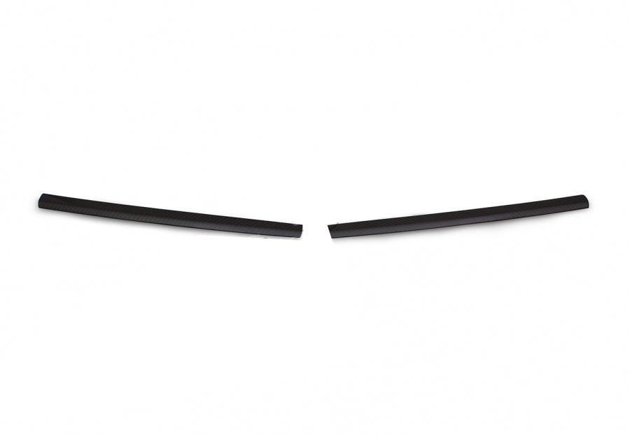 Upper grille covers 2015-2019 (2 pcs, carbon) for Volkswagen T6 2015-2024 - image 2