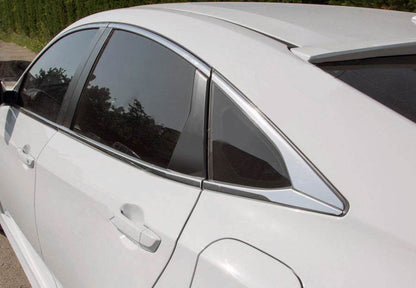 Lower edging of windows (8 parts) for Honda Civic Sedan X 2016-2021 - Reelken Auto