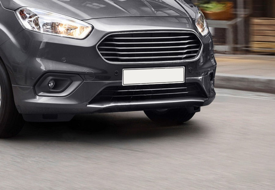 Stainless Steel Rear Bumper Protector OmsaLine (2018↗, 2 pcs) for Ford Courier 2014-2023 - image 1