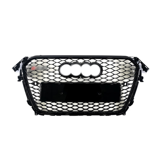 Front Grille RS-Style (2012-2015, black) for Audi A4 B8 2007-2015 - image 1
