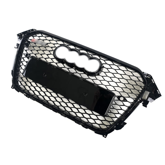 Front Grille RS-Style (2012-2015, black) for Audi A4 B8 2007-2015 - image 2