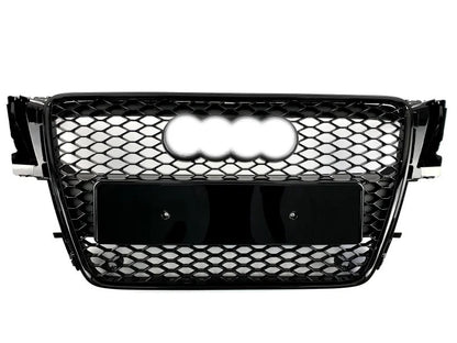 RS-style front grille (2007-2011, black) for Audi A5 2007-2015 - image 3