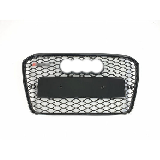 RS-style front grille (2011-2015, black) for Audi A5 2007-2015 - image 1
