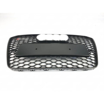 RS-style front grille (2011-2015, black) for Audi A5 2007-2015 - image 4