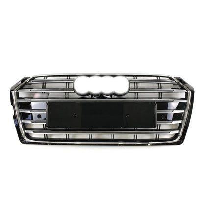 S-style front grille (2016-2019, black) for Audi A5 2016-2025 - image 4