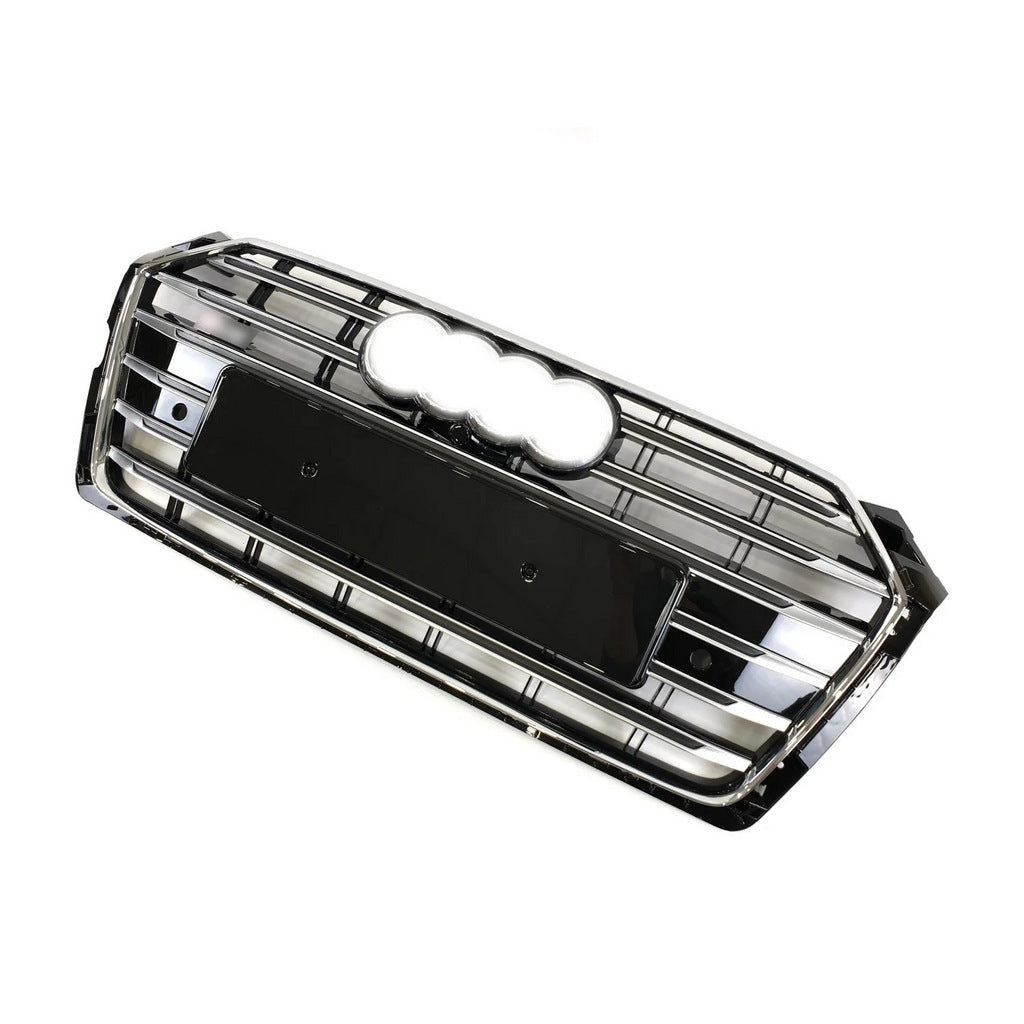 S-style front grille (2016-2019, black) for Audi A5 2016-2025 - image 3