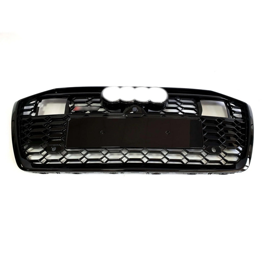 RS-style front grille (with ACC, black) for Audi A6 C8 2018- - image 3