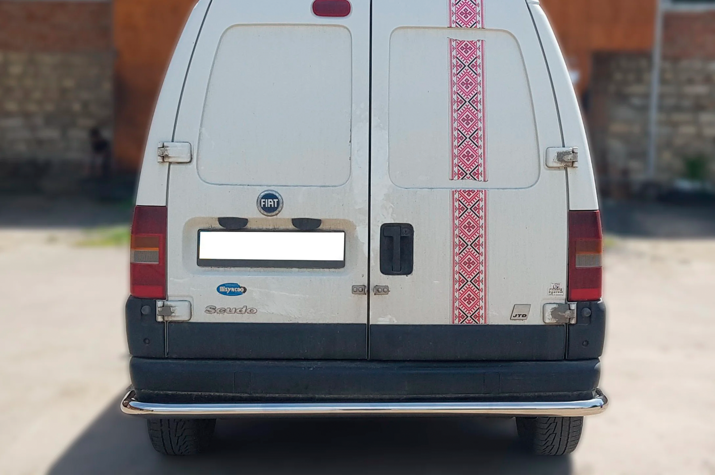 Rear Guard AK005 (Stainless Steel) for Fiat Scudo 1996-2007 - image 1