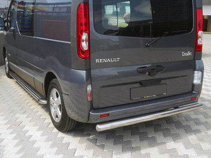 Rear protection AK002 (stainless steel) for Renault Trafic 2001-2015 - Reelken Auto