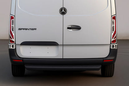 Tail Light Covers V-1 (2 pcs, stainless steel) Carmos for Mercedes Sprinter W907/W910 2018- - image 1