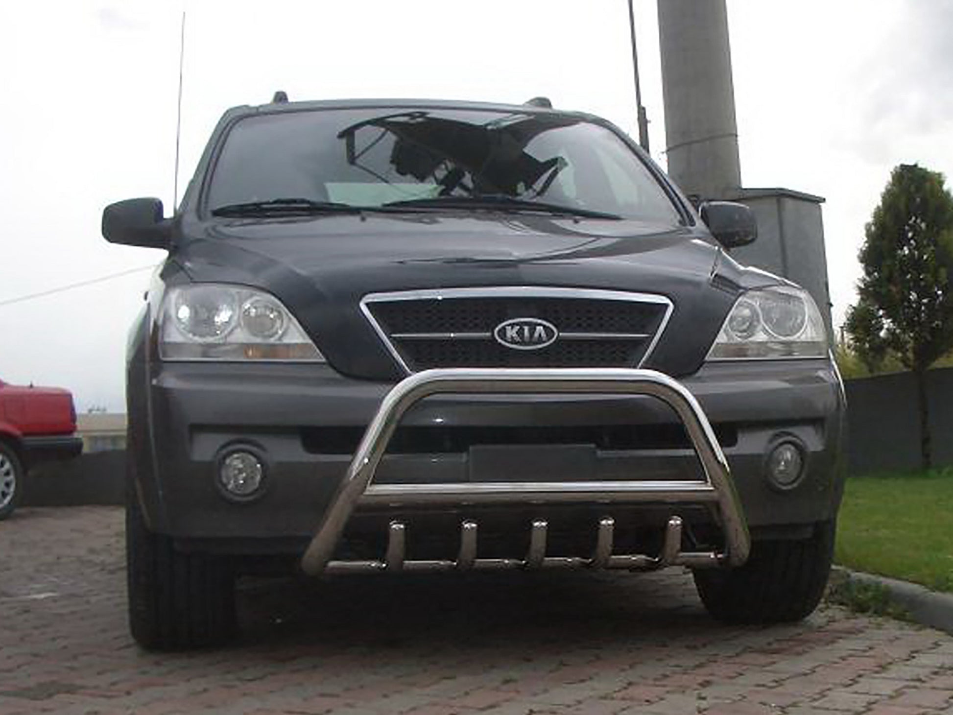 Bull Bar WT003 (Stainless Steel) for Kia Sorento I BL 2002-2009 - image 3