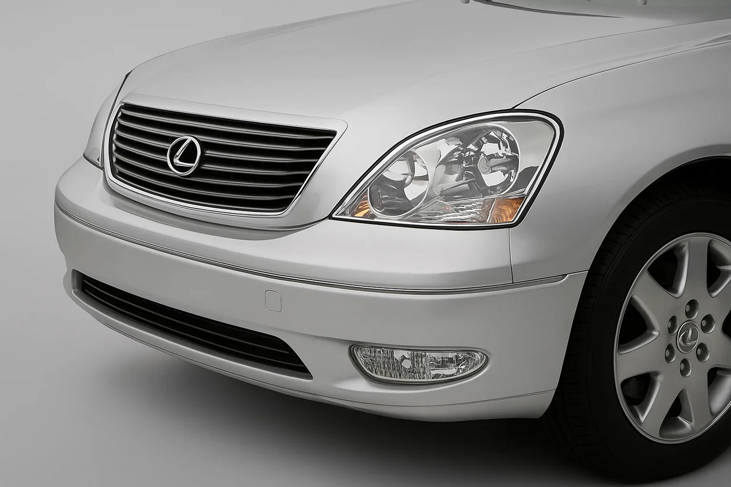 Headlight Covers Chrome (2 pcs, Plastic) for Lexus LS 2001-2006 - image 3