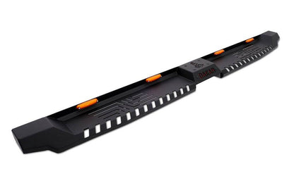 Side sills Dakar V2 with LED (2 pcs., metal) for Isuzu D-Max 2019↗ - Reelken Auto