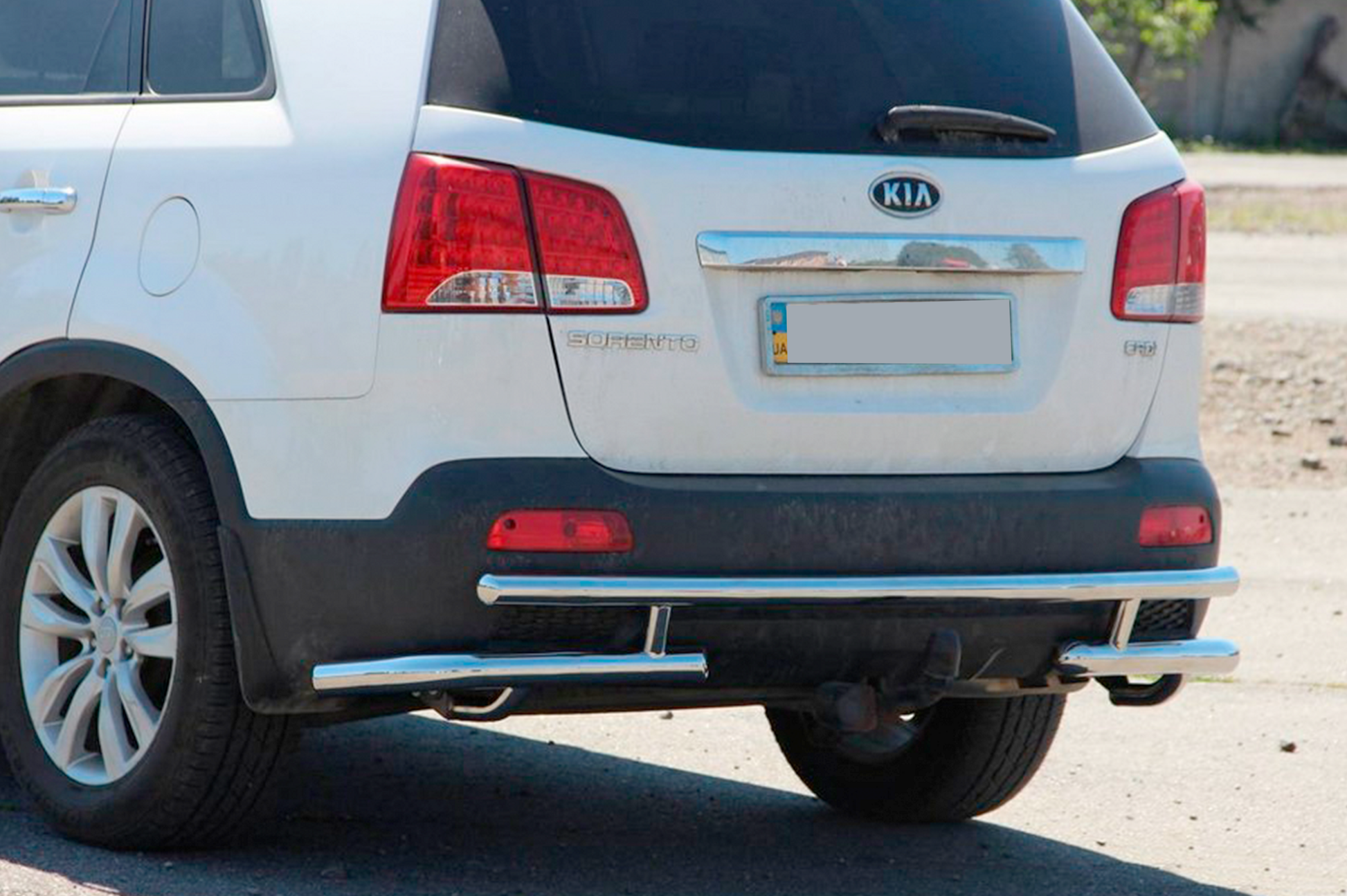 Rear Bar AK003-2 (Stainless Steel) for Kia Sorento II XM 2009-2014 - image 3