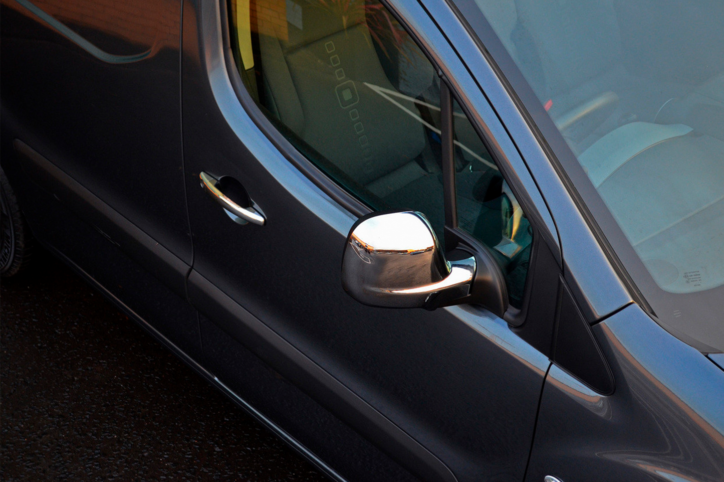 Mirror Covers (2 pcs, plastic) for Peugeot Expert 2017- - image 4