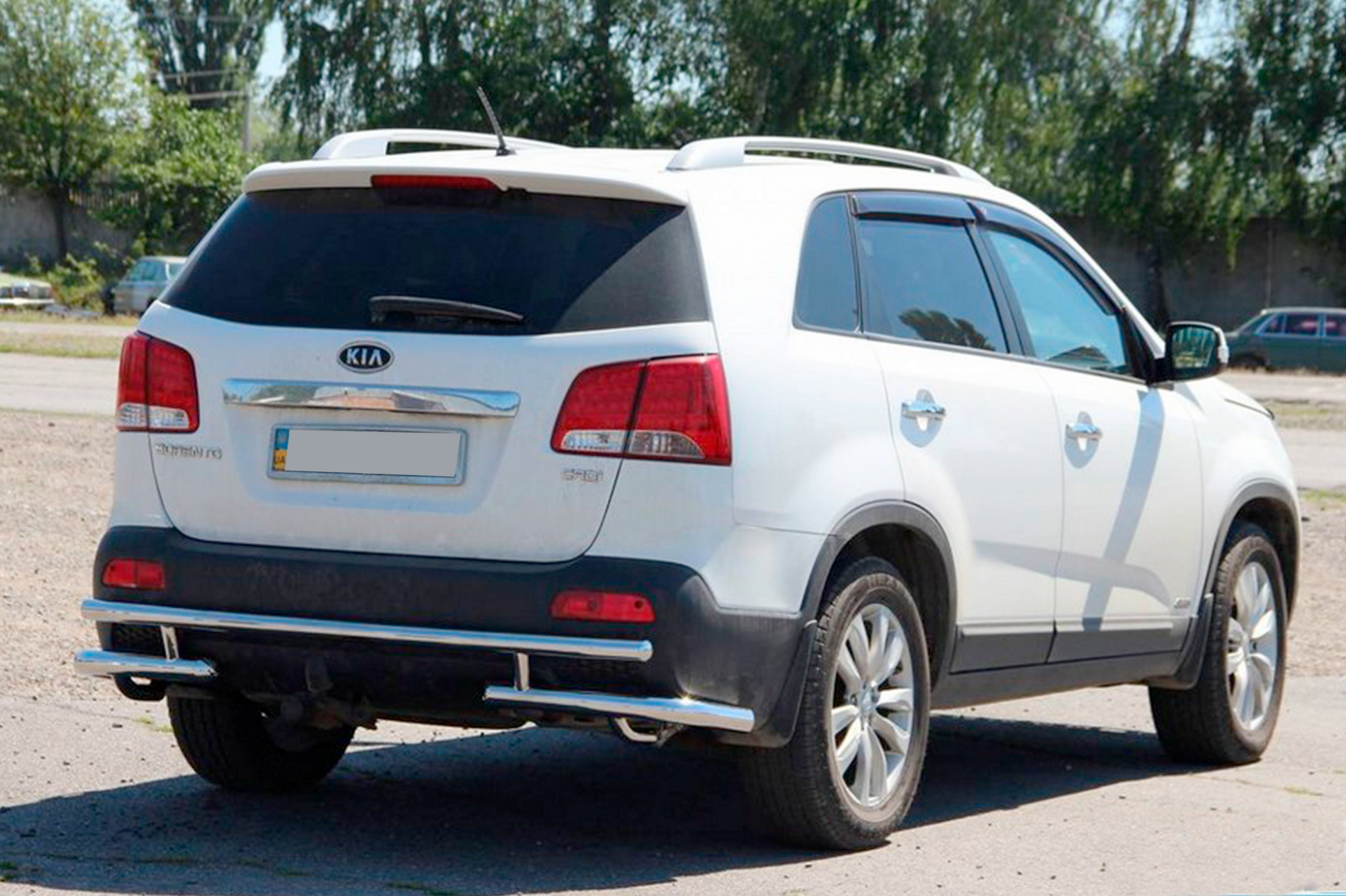 Rear Bar AK003-2 (Stainless Steel) for Kia Sorento II XM 2009-2014 - image 4