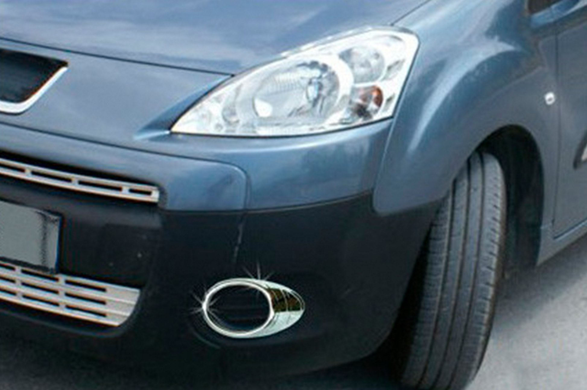 Fog Light Trim 2008-2014 (2 pcs, plastic) for Peugeot Partner Tepee 2008-2018 - image 3