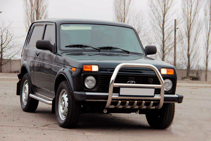 Bull Bar QT007 (Stainless Steel) for Lada Niva та Urban 1977- - image 4