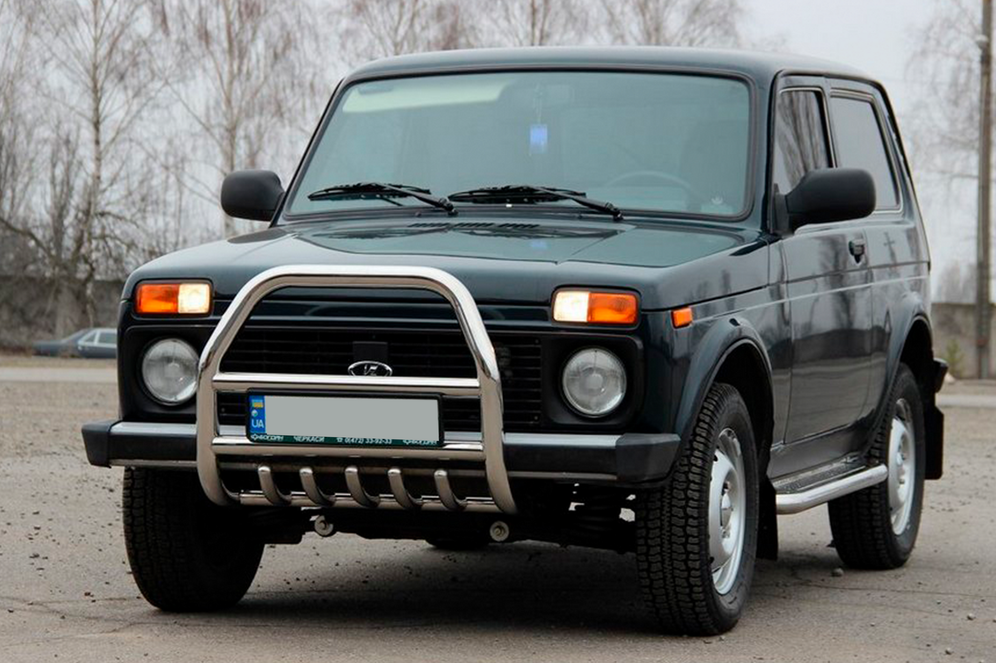 Bull Bar QT007 (Stainless Steel) for Lada Niva та Urban 1977- - image 5
