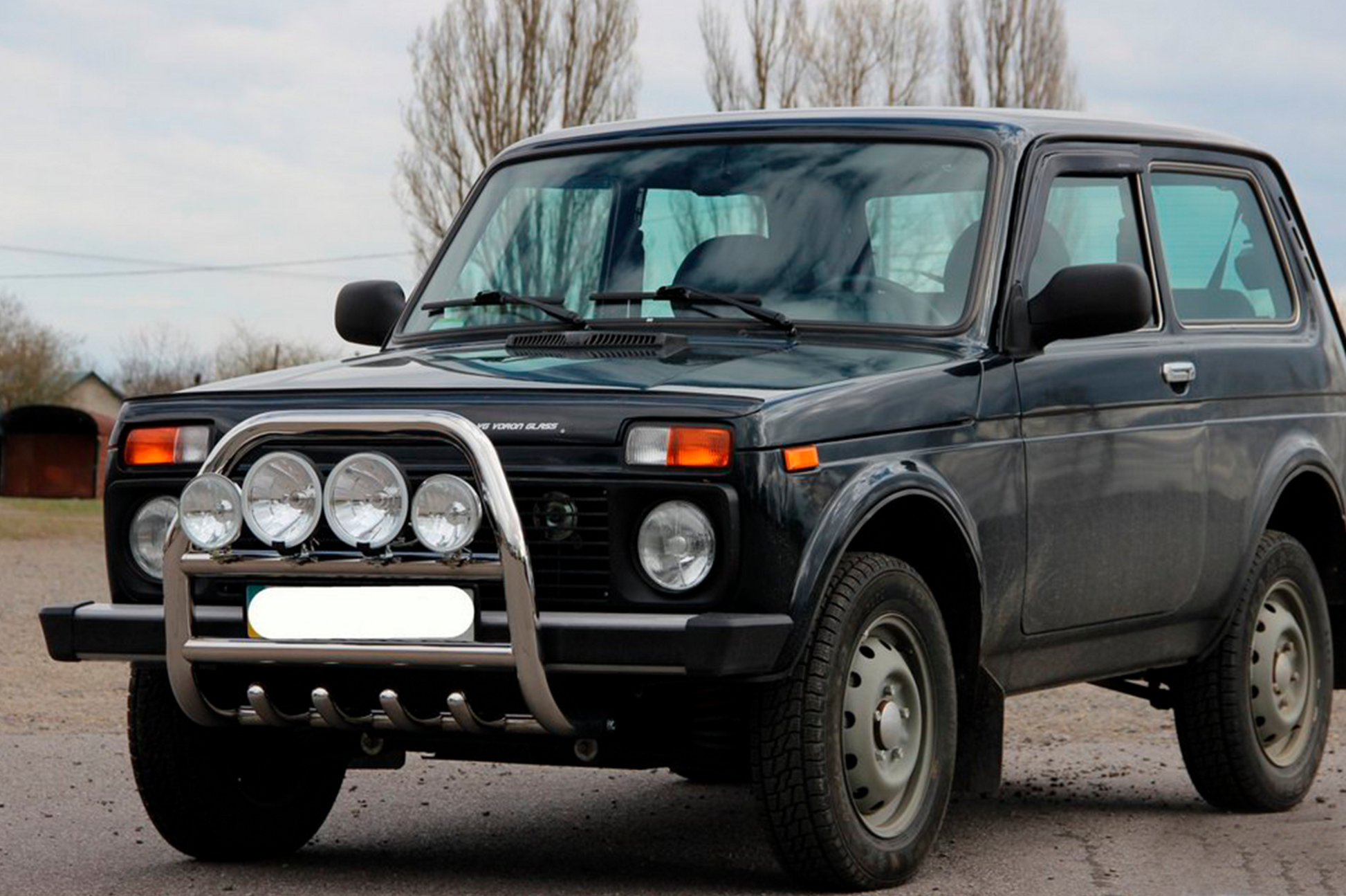 Bull Bar QT007 (Stainless Steel) for Lada Niva та Urban 1977- - image 6