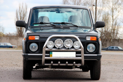 Bull Bar QT007 (Stainless Steel) for Lada Niva та Urban 1977- - image 2