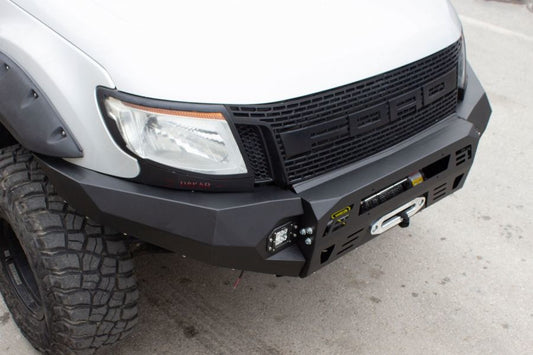 Front bumper with skid plate Dakar (2011-2015) for Ford Ranger 2011-2022 - image 2