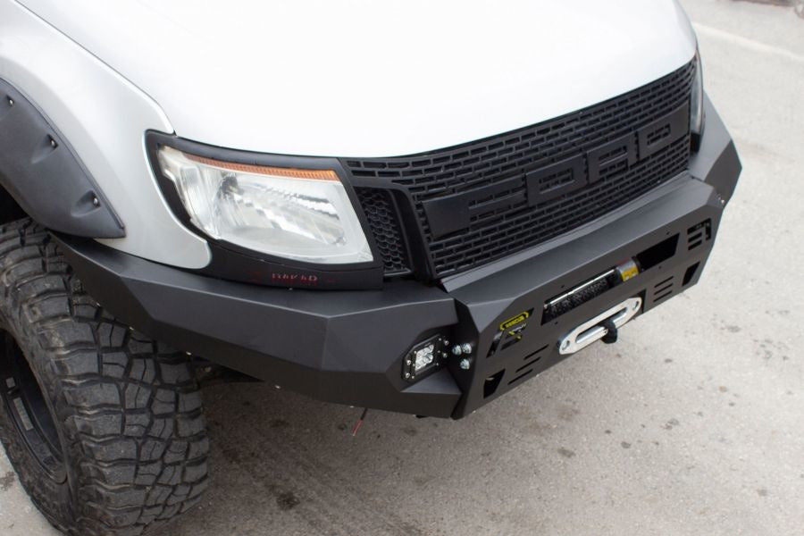Front bumper with skid plate Dakar (2011-2015) for Ford Ranger 2011-2022 - image 2