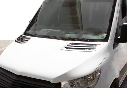 Air Intake Covers Carmos (2 pcs, Stainless Steel) for Mercedes Sprinter W907/W910 2018- - image 1