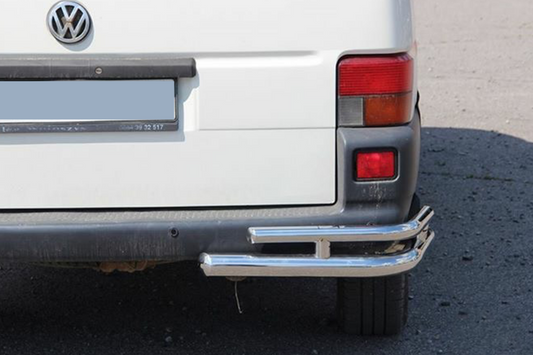 Rear double corner bars AK003-Double (2 pcs, stainless steel) for Volkswagen T4 Caravelle/Multivan 1990-2003 - image 2