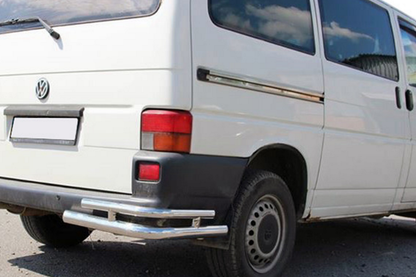 Rear double corner bars AK003-Double (2 pcs, stainless steel) for Volkswagen T4 Transporter 1990-2003 - image 4