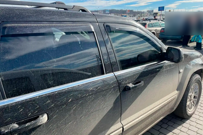 Window Deflectors (4 pcs, HIC) for Jeep Grand Cherokee WK 2004-2010 - image 5